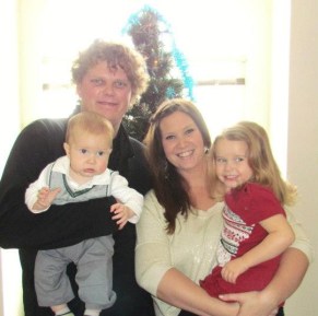 Nick and his family.